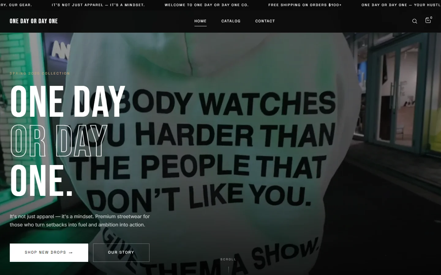 One Day or Day One website
