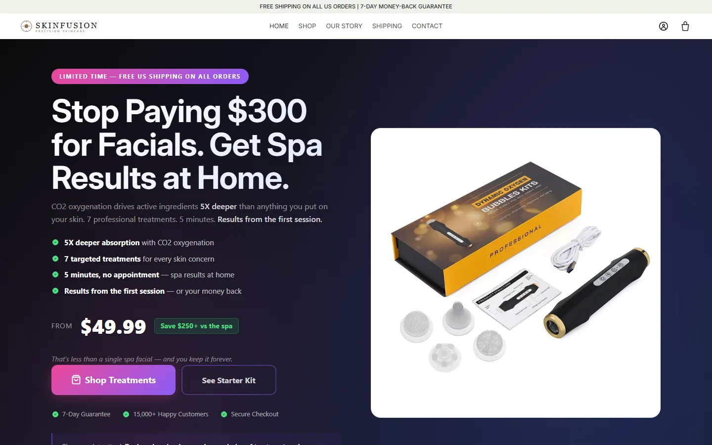SkinFusion website